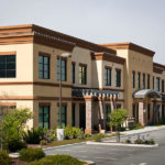 building for commercial space and offices